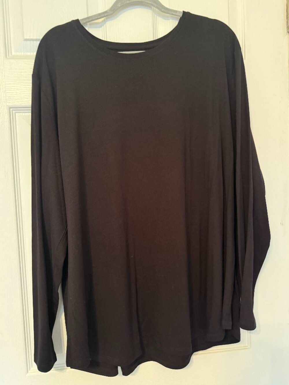 Joe Fresh+ Active Plus Size 3X Black Long Sleeve Top